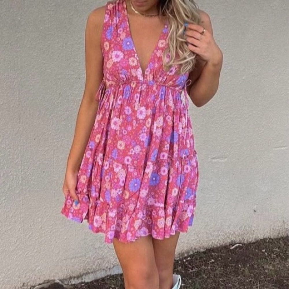 Floral Pink Dress